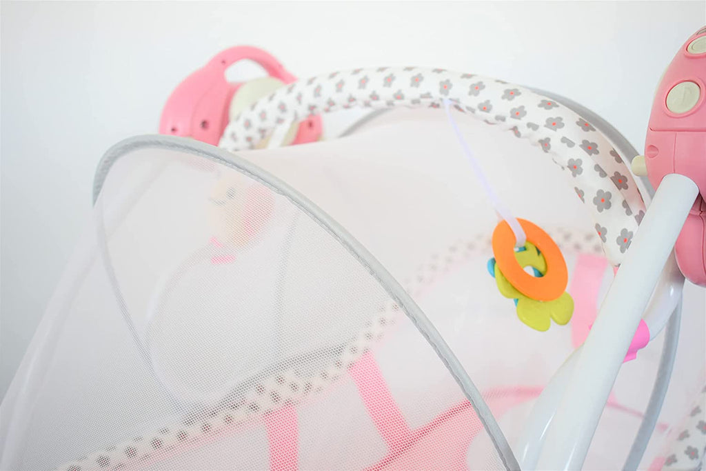 Pink Electric Baby Cradle Swing (Pink 201)