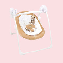 Load image into Gallery viewer, Brown Teddy Bear Baby Swing, 80