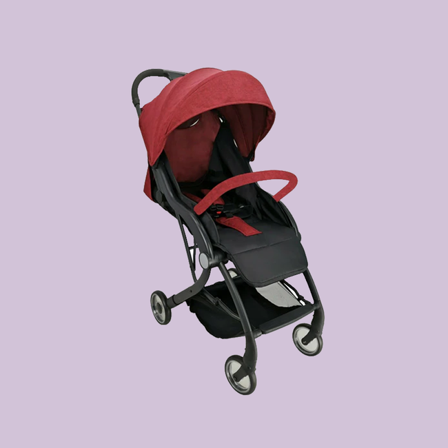 Red Compact Lightweight Pushchair Main Image