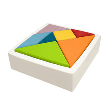 Load image into Gallery viewer, LADIDA Extra Large Kids Sofa &amp; Toddler Sofa, 2-in-1 Tangram Puzzle Sofa with Unique Ball Pit (Balls Not Included), Comfy Modular Play Sofa for Toddlers (Rainbow)