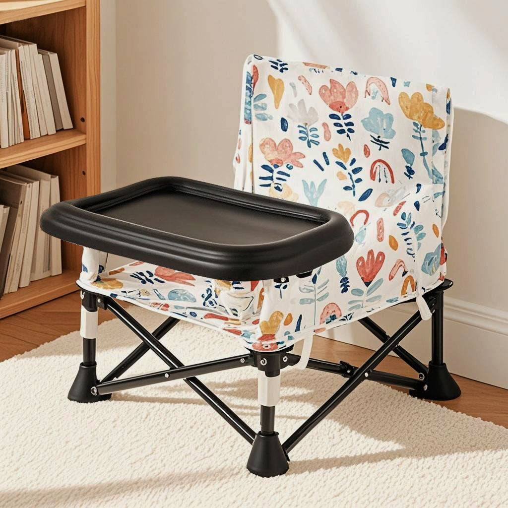 LADIDA Baby Seat Booster Toddlers Dining Seat Removable Tray with Travel Bag Portable 305
