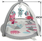 LADIDA Nordic Forest Soft Baby Play Mat Playgym with Removable Toy Arch and Toys -065
