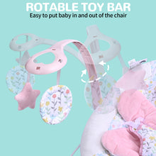 Load image into Gallery viewer, LADIDA Large Pink Bunny Super Soft Baby Bouncer- 274