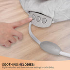 Grey Lamb Soft Padded Reclinable Baby Bouncer with Music, White Noise, Viberation - 77