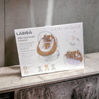 LADIDA Brown Teddy Bear Soft Padded Reclinable Baby Bouncer with Music, White Noise, Viberation - 78