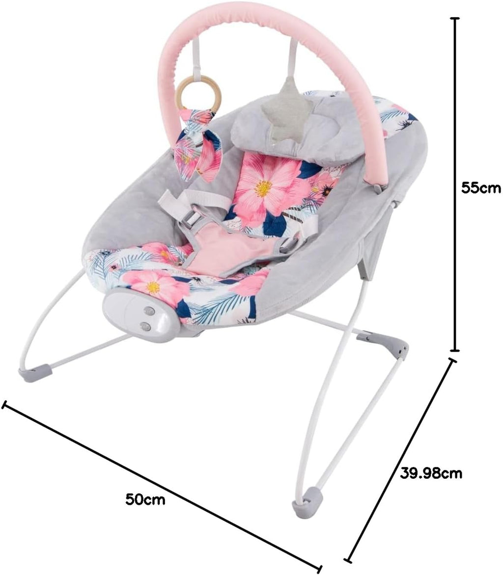 LADIDA Sakura Baby Bouncer With Soothing Music and Viberation-147