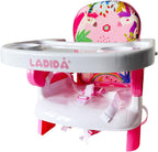 Deluxe Pink Unicorn Baby Foldable Booster Seat with Removable Tray 151