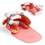 LADIDA 4-in-1 Baby Tummy Time Pillow & Seated Support Playmat,Easy to Clean,Cute Crab Design for 0-36Months Infant (Red) 2502