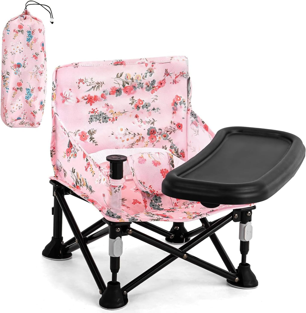 LADIDA Toddler Foldable Travel Booster Seat Chair