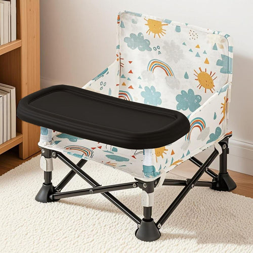 LADIDA Baby Seat Booster Toddlers Dining Seat Removable Tray with Travel Bag Portable 303