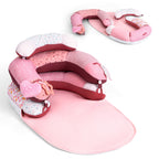 LADIDA 4-in-1 Baby Tummy Time Pillow & Seated Support Playmat,Easy to Clean,Cute Strawberry Design for 0-36Months Infant (Pink) 2501
