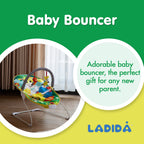 Safari Bright Colour Baby Bouncer with Soothing Music and Viberation - 695