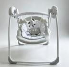 LADIDA Folding Baby Swing, Sweet Little Lamb Design, Soothing Music, Suitable for Newborns 079