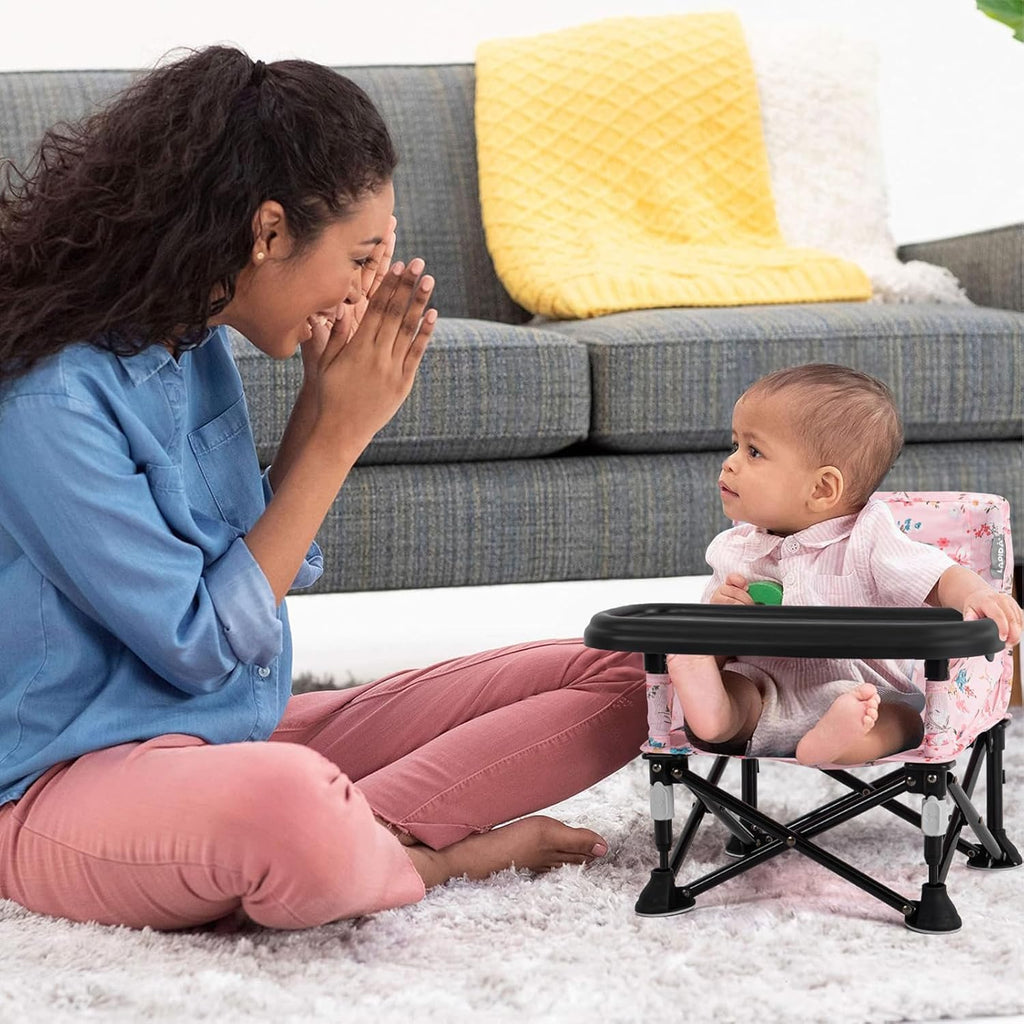 LADIDA Toddler Foldable Travel Booster Seat Chair