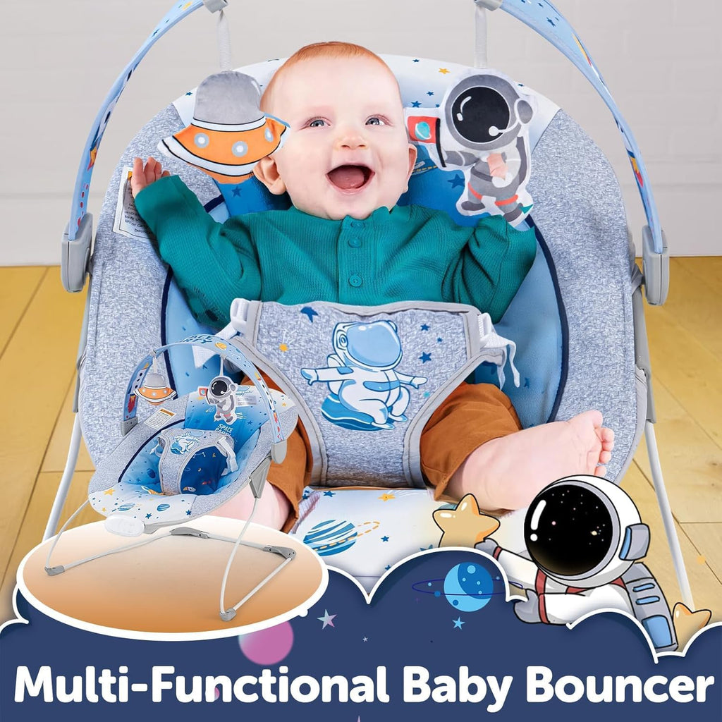 LADIDA Baby Bouncer Infant Seat Space Blue 279