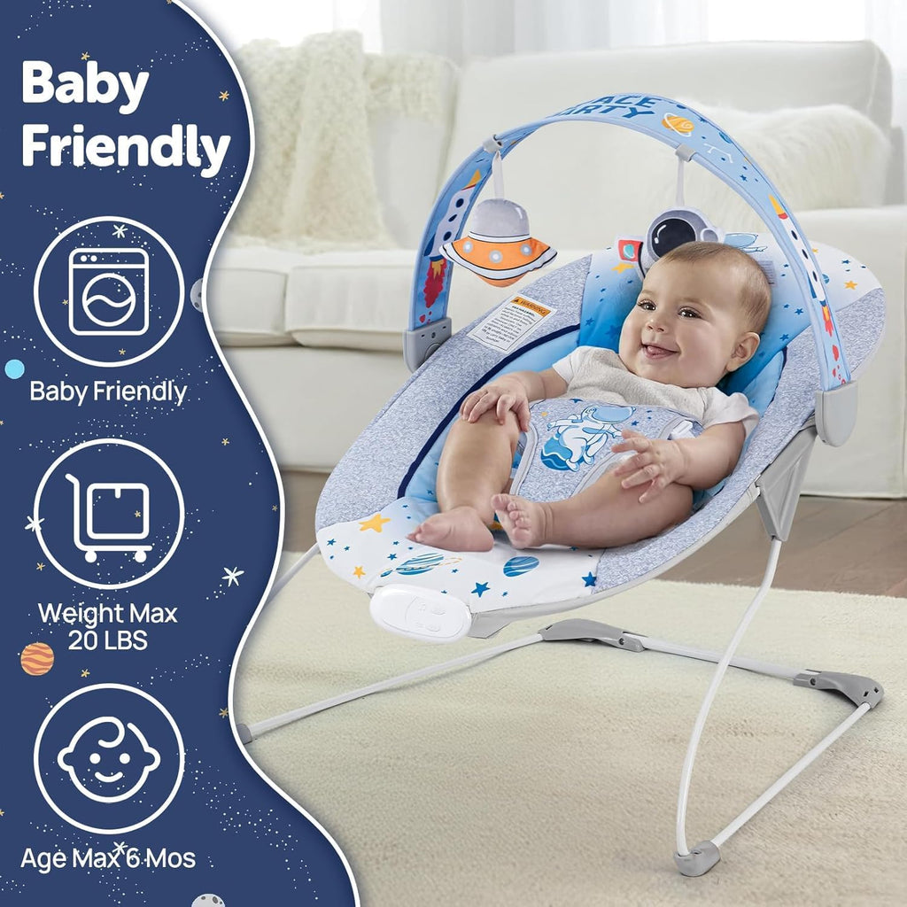 LADIDA Baby Bouncer Infant Seat Space Blue 279