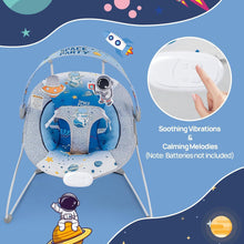 Load image into Gallery viewer, LADIDA Baby Bouncer Infant Seat Space Blue 279