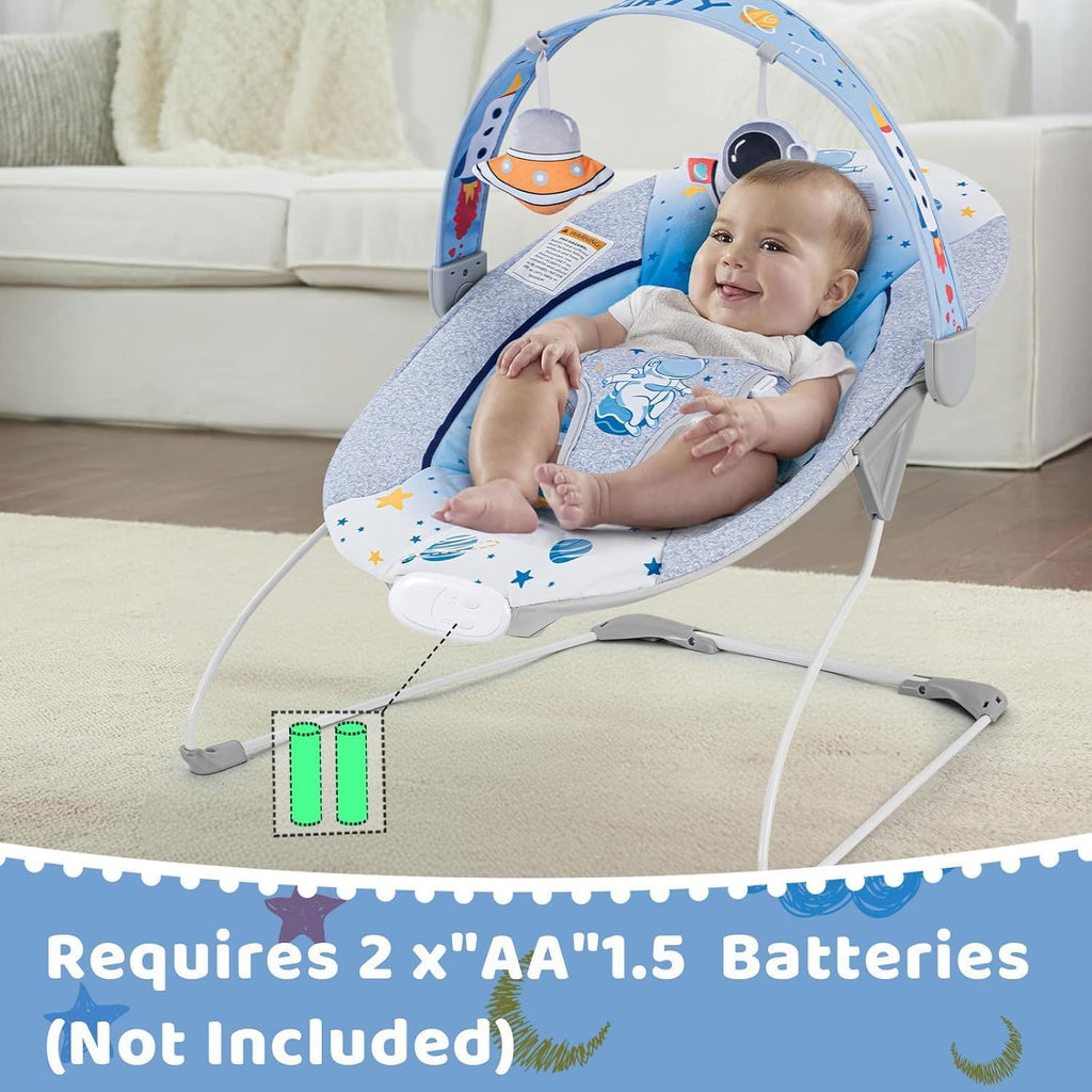 LADIDA Baby Bouncer Infant Seat Space Blue 279