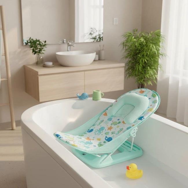 Green Sea Life Baby Bather Seat, 285 Main Image