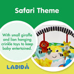 Safari Bright Colour Baby Bouncer with Soothing Music and Viberation - 695