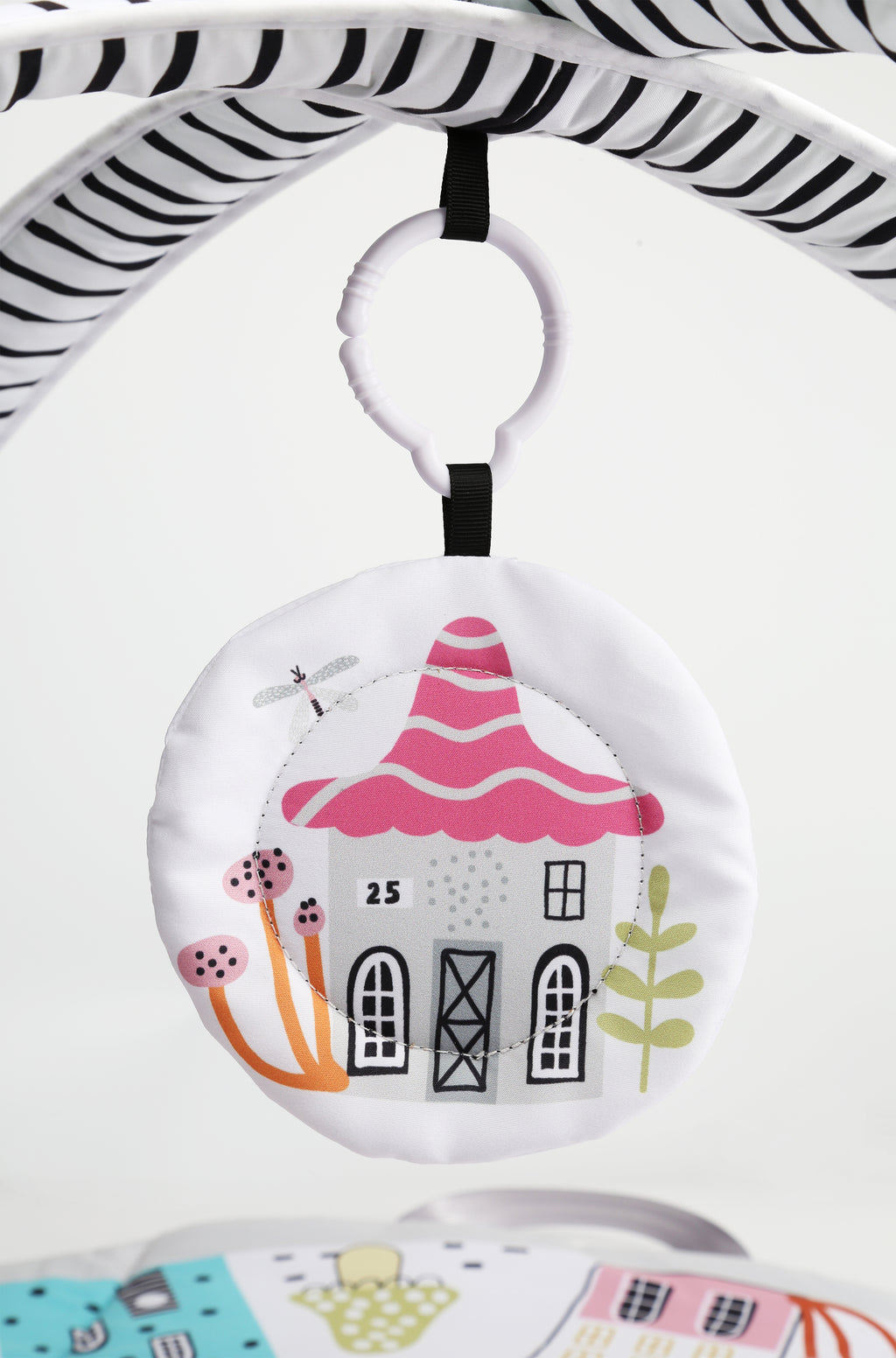 Ladida Little Village Baby Playmat 2 in 1, easily converts into a travel hand bag