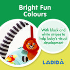 Safari Bright Colour Baby Bouncer with Soothing Music and Viberation - 695