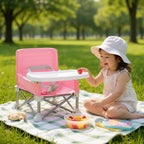 LADIDA Toddler Foldable Travel Booster Seat Chair