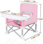 LADIDA Toddler Foldable Travel Booster Seat Chair