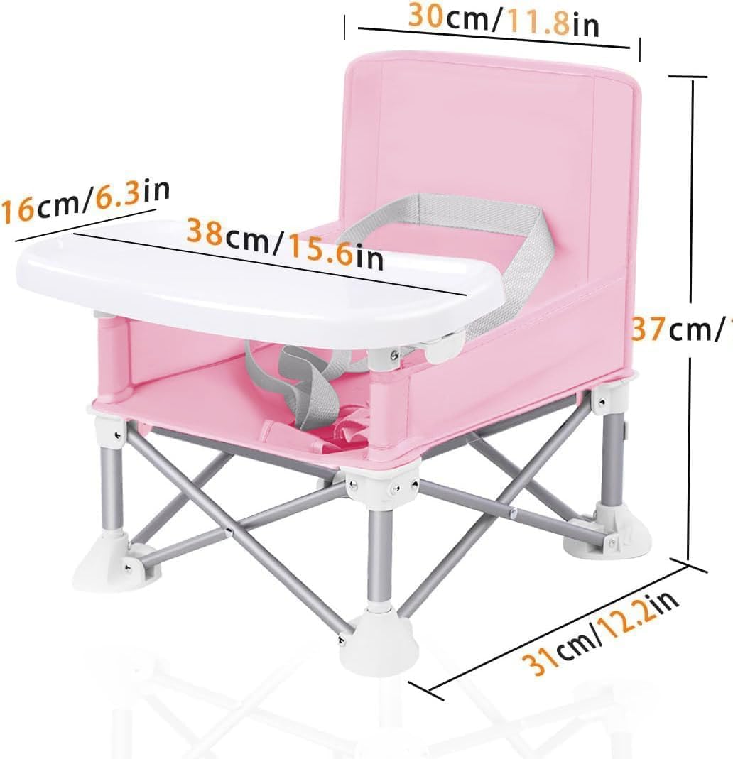 LADIDA Toddler Foldable Travel Booster Seat Chair