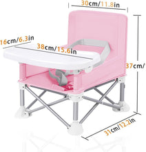 Load image into Gallery viewer, LADIDA Toddler Foldable Travel Booster Seat Chair