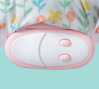 LADIDA Baby Bouncer for Birth to 6 Months, Baby-Rocker with 3 Speeds and 8 Soothing Songs, Vibrating Infant Seat with Removable Toy Bar, Portable and Lightweight - 274