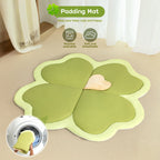 LADIDA Baby Play Mat & Activity Gym, Larger Four-Leaf Clover Shaped Tummy Time Mat Suitable for Babies 0-36 Months Oliver Green 2403