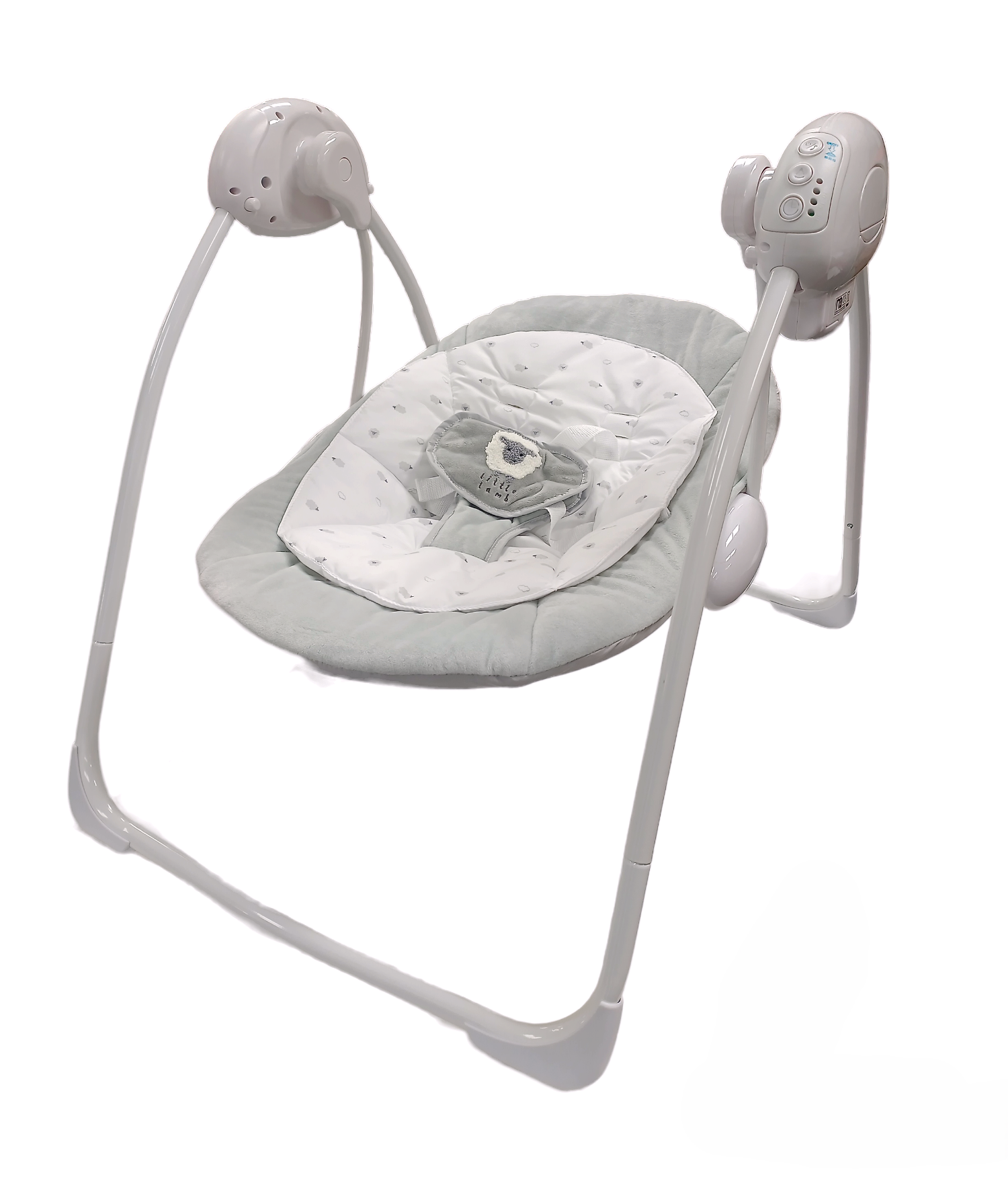 Baby Little Grey Lamb First Swing-079