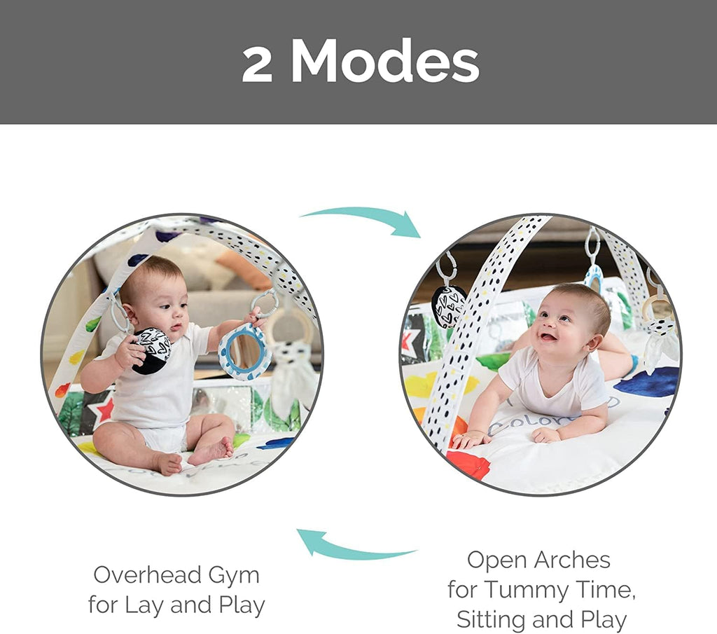 LADIDA Baby Playmat - 4 Zone Sensory & Motor Skills Development Activity Gym 2204