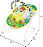 Safari Bright Colour Baby Bouncer with Soothing Music and Viberation - 695