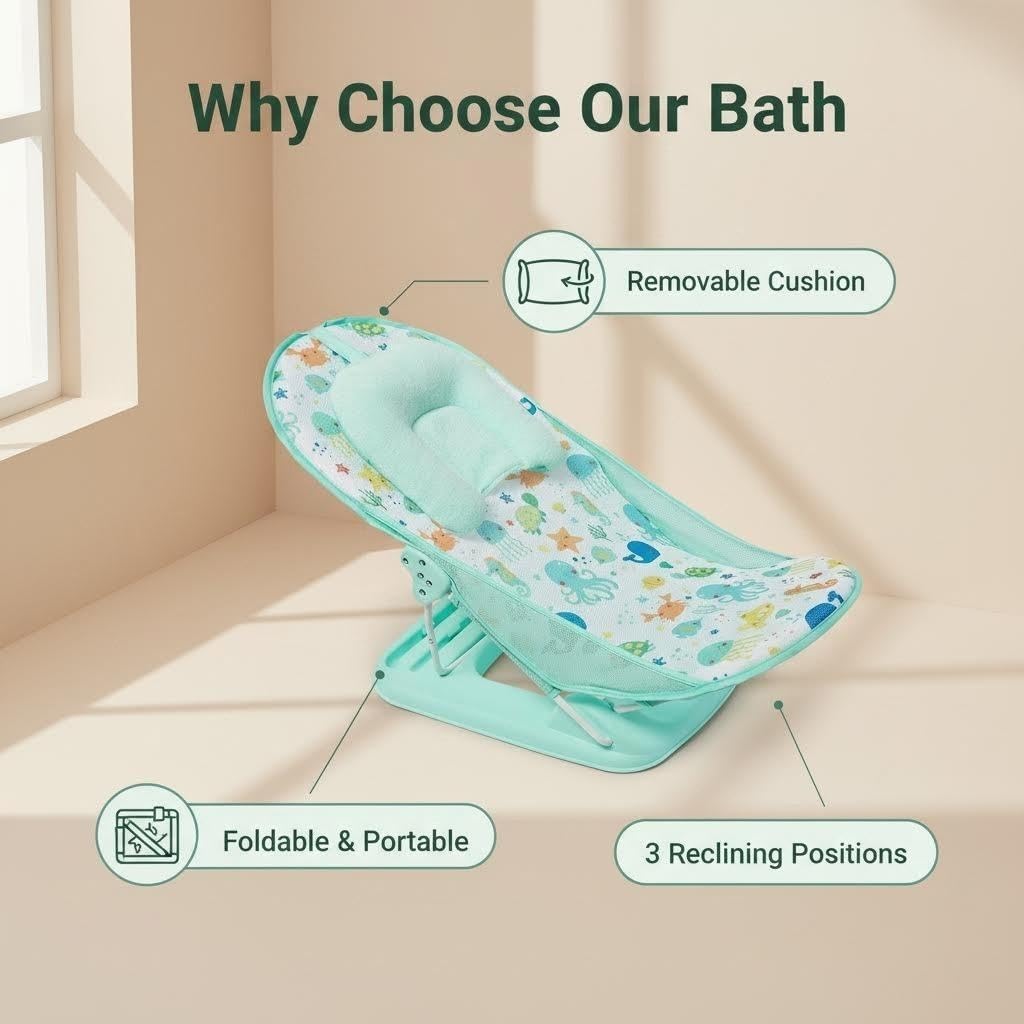 Green Sea Life Baby Bather Seat, 285