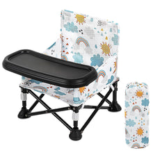 Load image into Gallery viewer, LADIDA Baby Seat Booster Toddlers Dining Seat Removable Tray with Travel Bag Portable 303