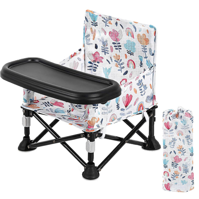 LADIDA Baby Seat Booster Toddlers Dining Seat Removable Tray with Travel Bag Portable 305 Hover Image