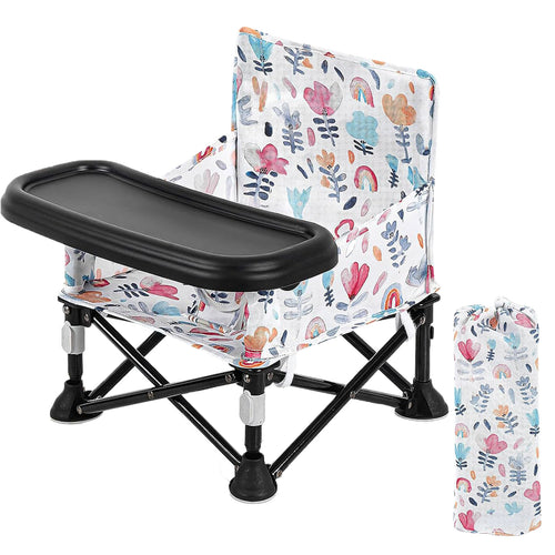 LADIDA Baby Seat Booster Toddlers Dining Seat Removable Tray with Travel Bag Portable 305
