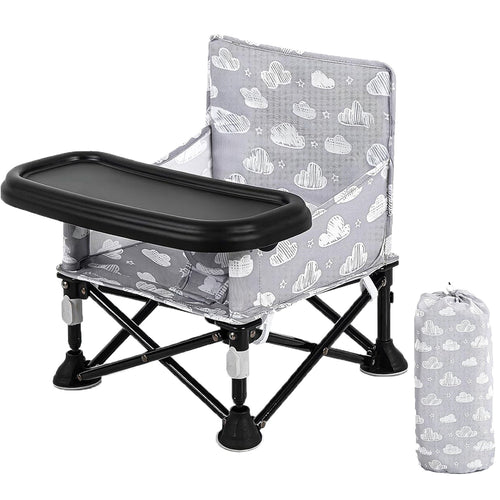 LADIDA Baby Seat Booster Toddlers Dining Seat Removable Tray with Travel Bag Portable 304