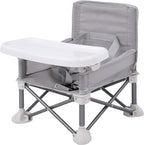 LADIDA Baby Seat Booster Toddlers Dining Seat Removable Tray with Travel Bag Portable 308