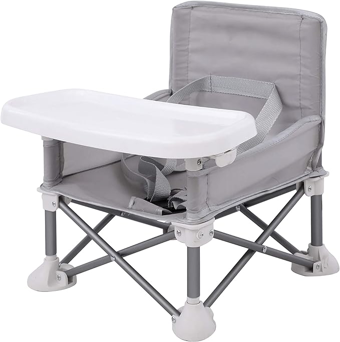 LADIDA Baby Seat Booster Toddlers Dining Seat Removable Tray with Travel Bag Portable 308