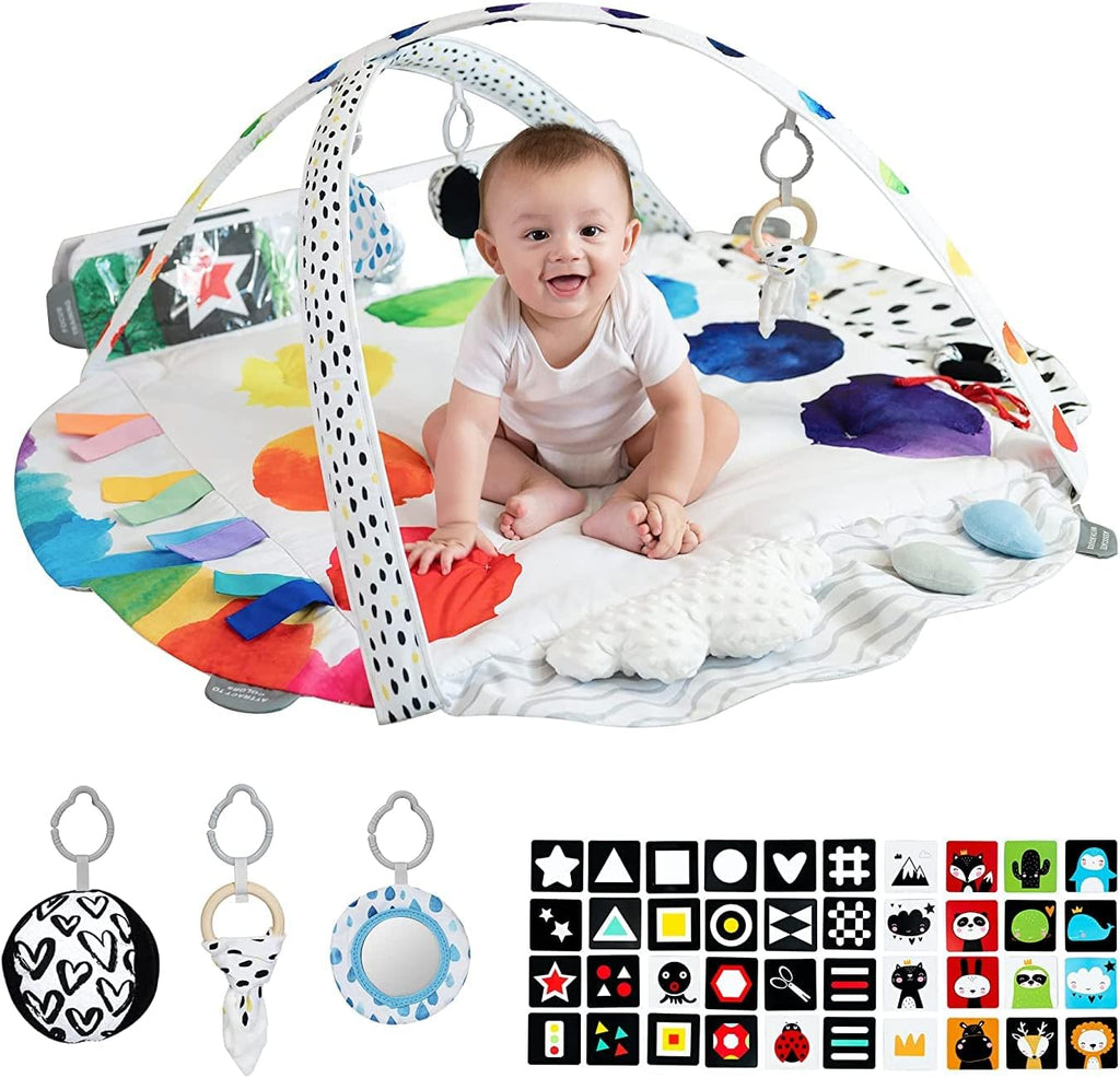 LADIDA Baby Playmat - 4 Zone Sensory & Motor Skills Development Activity Gym 2204