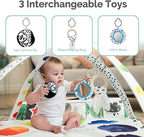 LADIDA Baby Playmat - 4 Zone Sensory & Motor Skills Development Activity Gym 2204