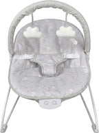 Grey Elephant Baby Bouncer with Removable Toy Bar, Soothing Music and Viberation - 144
