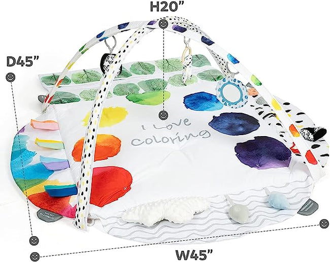 LADIDA Baby Playmat - 4 Zone Sensory & Motor Skills Development Activity Gym 2204 Hover Image