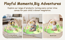 Load image into Gallery viewer, LADIDA Baby Play Mat &amp; Activity Gym – Large Clover Tummy Time Mat Green 2404