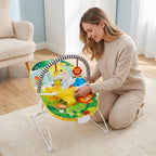 Safari Bright Colour Baby Bouncer with Soothing Music and Viberation - 695