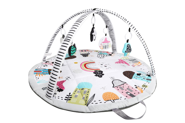 Ladida Little Village Baby Playmat 2 in 1, easily converts into a travel hand bag Main Image