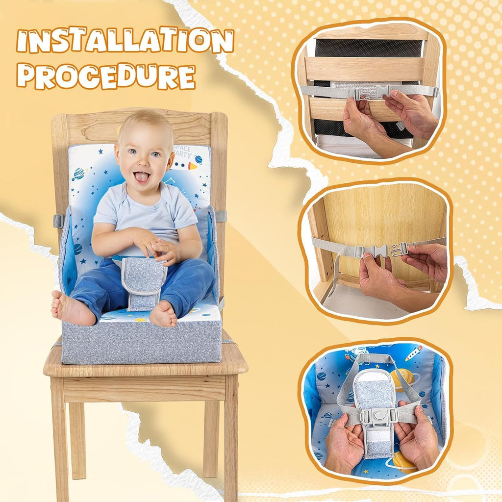 LADIDA Toddler Booster Seat (Blue)